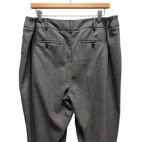 Talbots NWT Gray Herringbone 4 Button Straight Leg Career Suit - Picture 7 of 9